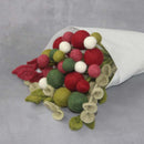 Felt Flowers - Blossom Extra Large (7cm) - Green (Soft)