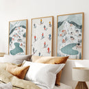 Festive Holiday Home Decor Christmas Village Set