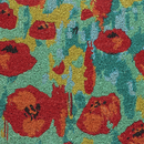 Field of Poppies - Red Multi Coir Doormat