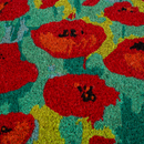 Field of Poppies Red Multi Coir Doormat