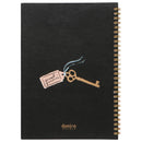 Finders Keepers Romantic Hardbound Spiral Journal | 144 Lined Pages