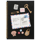 Finders Keepers Romantic Hardbound Spiral Journal | 144 Lined Pages