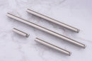 Lew's Finger Cabinet Knobs and Pulls in Brushed Nickel