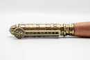 Fire Department Badge Pen | Light Stained | Handmade