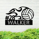 Volleyball Name Sign