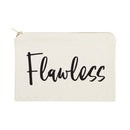 Flawless Cotton Canvas Cosmetic Bag