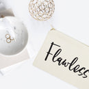 Flawless Cotton Canvas Cosmetic Bag