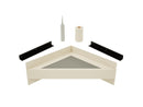 The Original Floating Corner Shower Bench Kit™