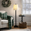 Modern Scalloped Base Floor Lamp