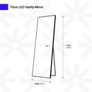 Floor LED Vanity Mirror