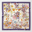 Flora - Silk Foulard - Violet