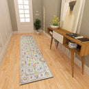 Premium Hand-Tufted Rug Made of 100% Wool  - Flora Meadow - 2x10 Feet