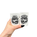 Floral Skull Tattoo Style Art Salt and Pepper Shakers | Food-Safe Ceramic Seasoning Dispensers