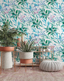 Green Botanical Leaves Wallpaper