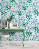 Green Botanical Leaves Wallpaper