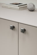 Gun Metal "Flow" T-Bar Cabinet Knob and Drawer Pull