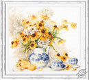Flower Tea Counted Cross Stitch Kit by Magic Needle 50-08