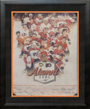 Philadelphia Flyers 2017 Alumni Game Limited Edition NHL Hockey Framed Team Poster