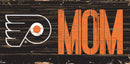 Philadelphia Flyers Mom Wood Sign