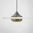 Flying Saucer Alabaster Pendant Lamp