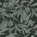 Dark Wallpaper with Buds on Trees