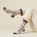 Folk Art Floral Socks in Multicolor | Unisex