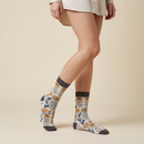 Folk Art Floral Socks in Multicolor | Unisex