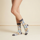 Folk Art Socks and Notebook Bundle