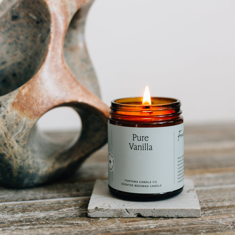 Pure Vanilla Essential Oil Candle