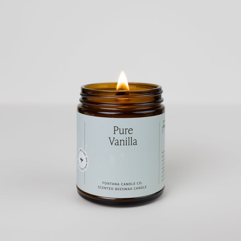 Pure Vanilla Essential Oil Candle