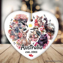 Artistic and Colorful Australian Wildlife Ornament, Christmas Gift for Animal Lovers