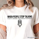 Free Speech Activism T-Shirt, Freedom of Expression Patriotic Tee