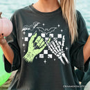 Monster Skeleton Pinky Promise T-Shirt, Funny Spooky Halloween Tee