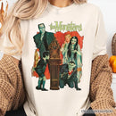 Retro Monster Family Sitcom T-Shirt, Horror Halloween Tee