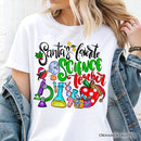 Santa’s Favorite Science Teacher T-Shirt, Fun Holiday Classroom Tee