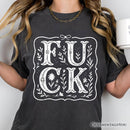 Sweary Wildflower Adult Humor T-Shirt, Western Boho Sassy Tee