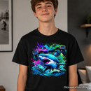 Trucks Shark Kids T-Shirt, Cool Ocean Animal Tee for Youth Boys