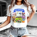 Artistic New Hampshire State Themes and Landmarks T-Shirt, Tee for History and Travel Lovers