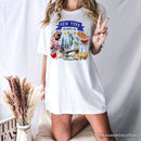 Artistic New York State Themes and Landmarks T-Shirt, Tee for History and Travel Lovers