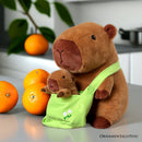 Coco the Capybara and Her Baby Plushie Set, Adorable 12" Stuffed Animal Toy Gift for Children