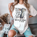 Funny Mouse Sarcastic T-Shirt, Who Ties Your Shoelaces Humor Quote Tee