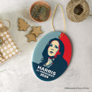 Harris for President 2024 Vintage Pop Art Ornament, Election Christmas Gift