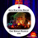 Haunted House Photograph Custom Tree Halloween Ornament