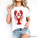 Santa Claws Lobster T-Shirt, Funny Pun Coastal Christmas Holiday Tee