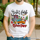 Santa's Favorite Crossing Guard T-Shirt, Merry Christmas School Zone Tee