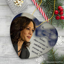 Strength in Diversity Kamala Harris Ornament, Heartfelt Message of Unity Gift and Decor