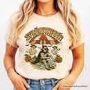 Summerween Vampire Dracula T-Shirt, Retro Halloween Beach Tee for Horror Spooky Summer Season