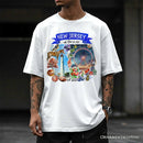 Artistic New Jersey State Themes and Landmarks T-Shirt, Tee for History and Travel Lovers