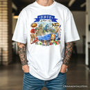 Artistic Ohio State Themes and Landmarks T-Shirt, Tee for History and Travel Lovers