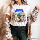 Artistic Virginia State Themes and Landmarks T-Shirt, Tee for History and Travel Lovers